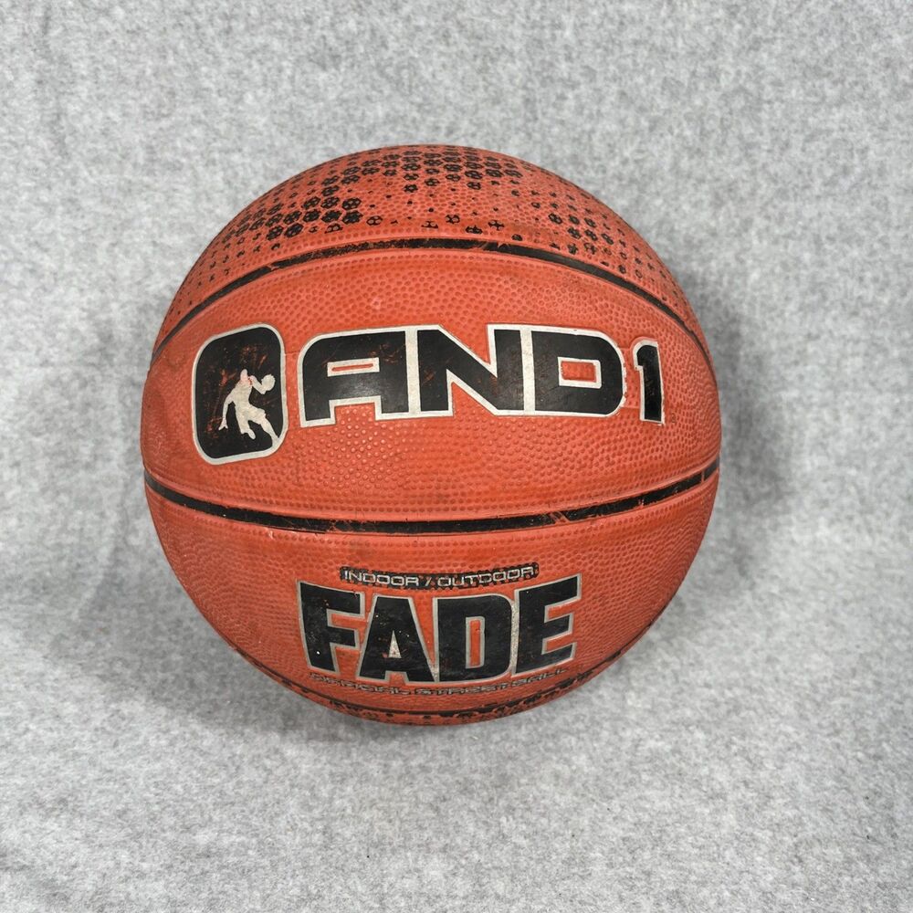 AND1 Fade Rubber Basketball 29.5 Full Size Official Streetball Indoor Outdoor